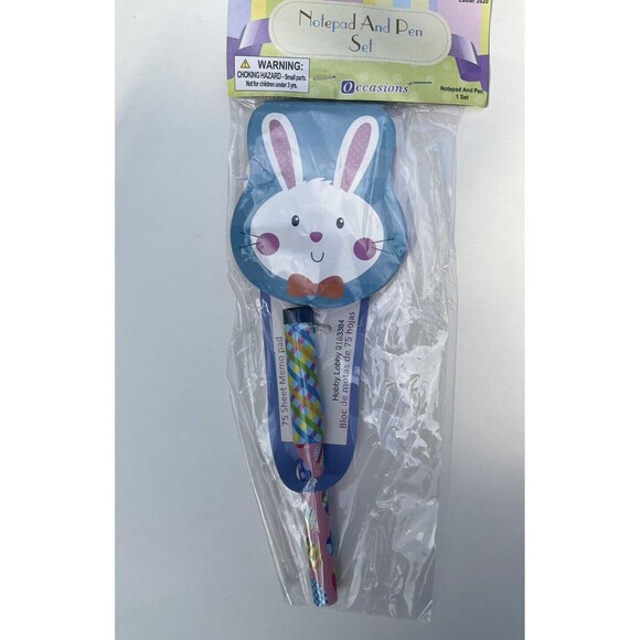 Hobby Lobby Other - Bunny Notepad And Pen Set Easter New With Tags